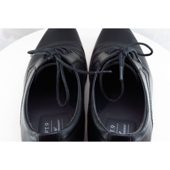 Apt. 9 Size 8.5 M Black Derby Oxfords Synthetic Men - Picture 6 of 8